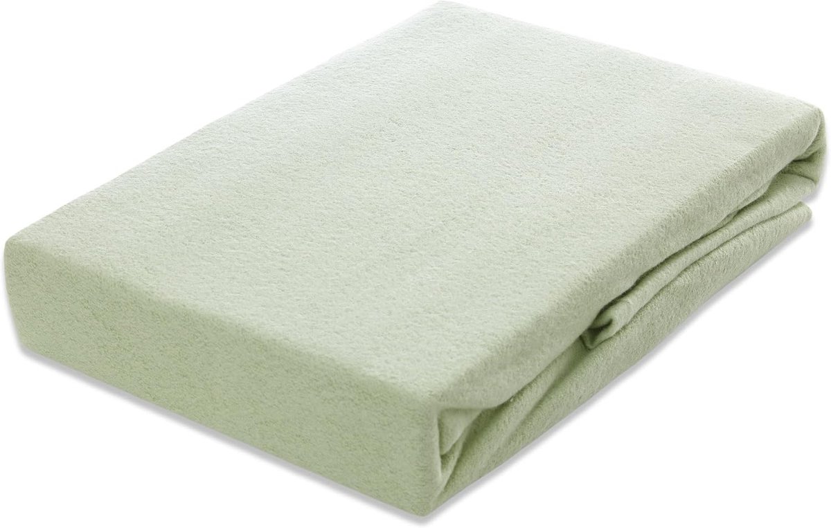 Fitted sheet boxspring 180 x 200 cm - teddy fleece - 80% katoen en 20% microvezel - warm en cozy gevoel - ShopVlot