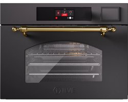 ILVE Compact 45cm 3 in 1 oven/stoom/magnetron Nost. Rood Brons - Inbouw