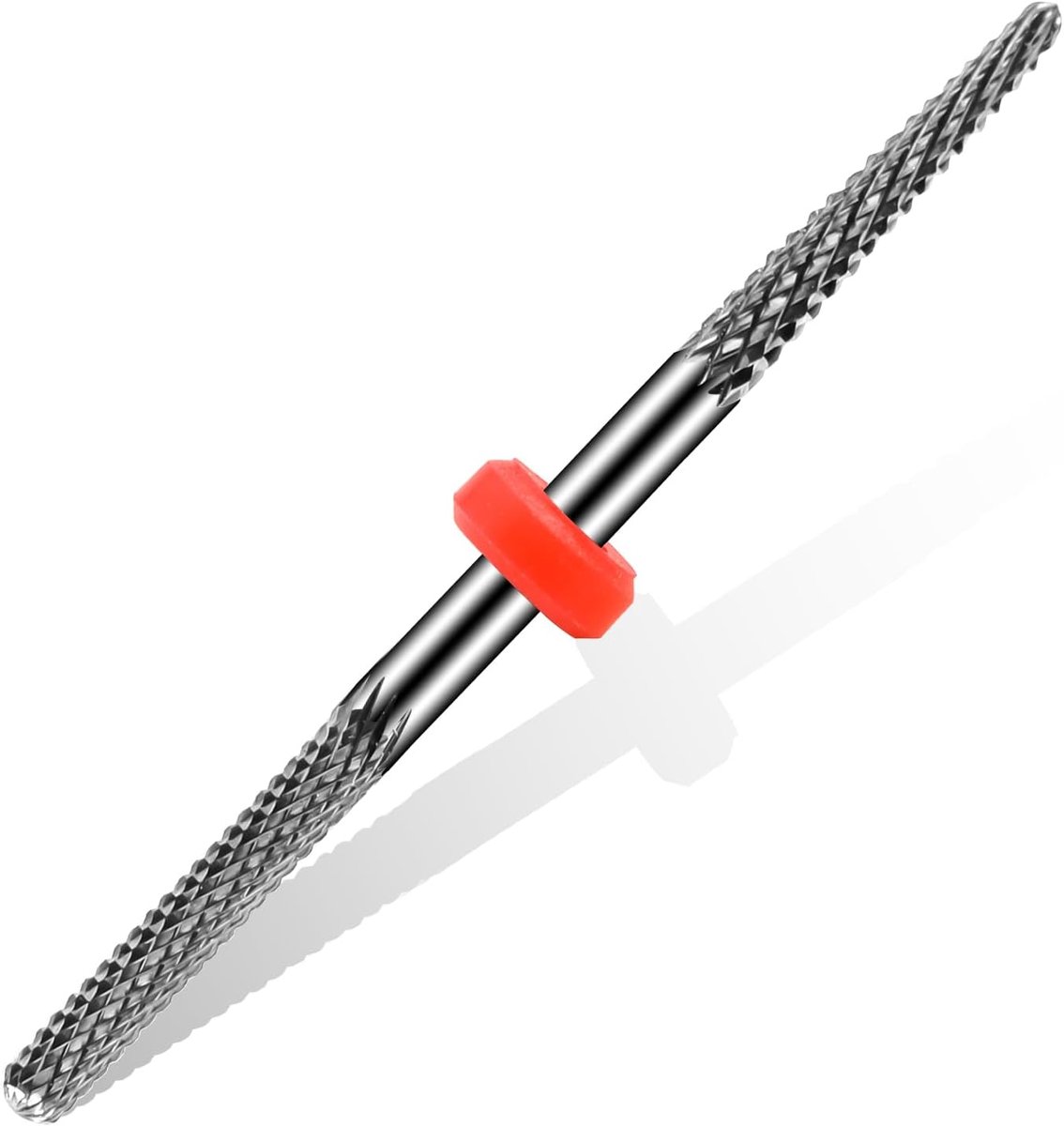 Nagelfrees dubbele kop 3/32 inch - wolfraamstaal - punt + ronde kop - voor nagelriemen en nagels - ShopVlot