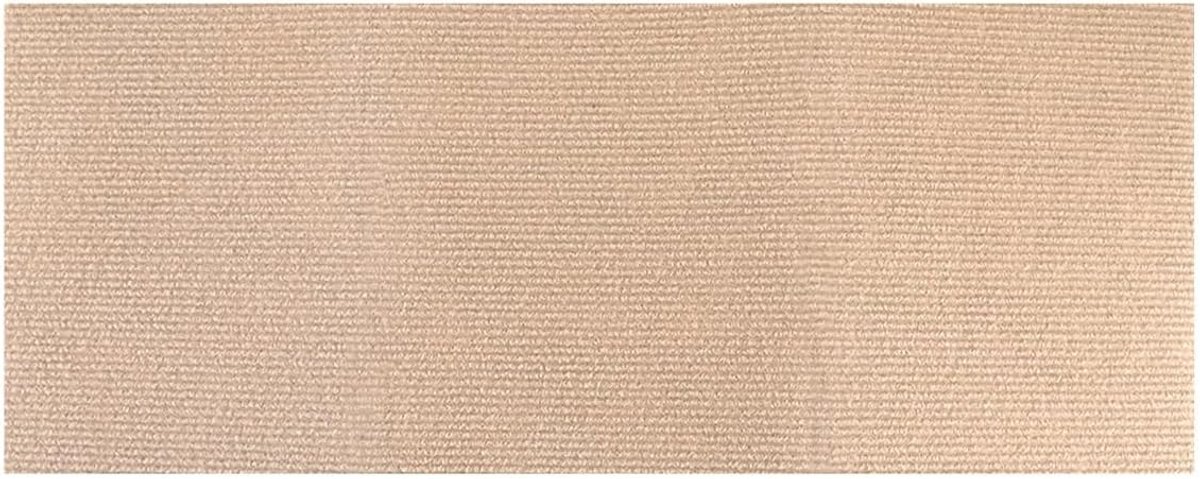 Krabplank zelfklevende kattenpoot pad kattenmeubelbeschermer kattenwand krabplank anti-kras beschermpad khaki 1 stuk 100×30×4cm