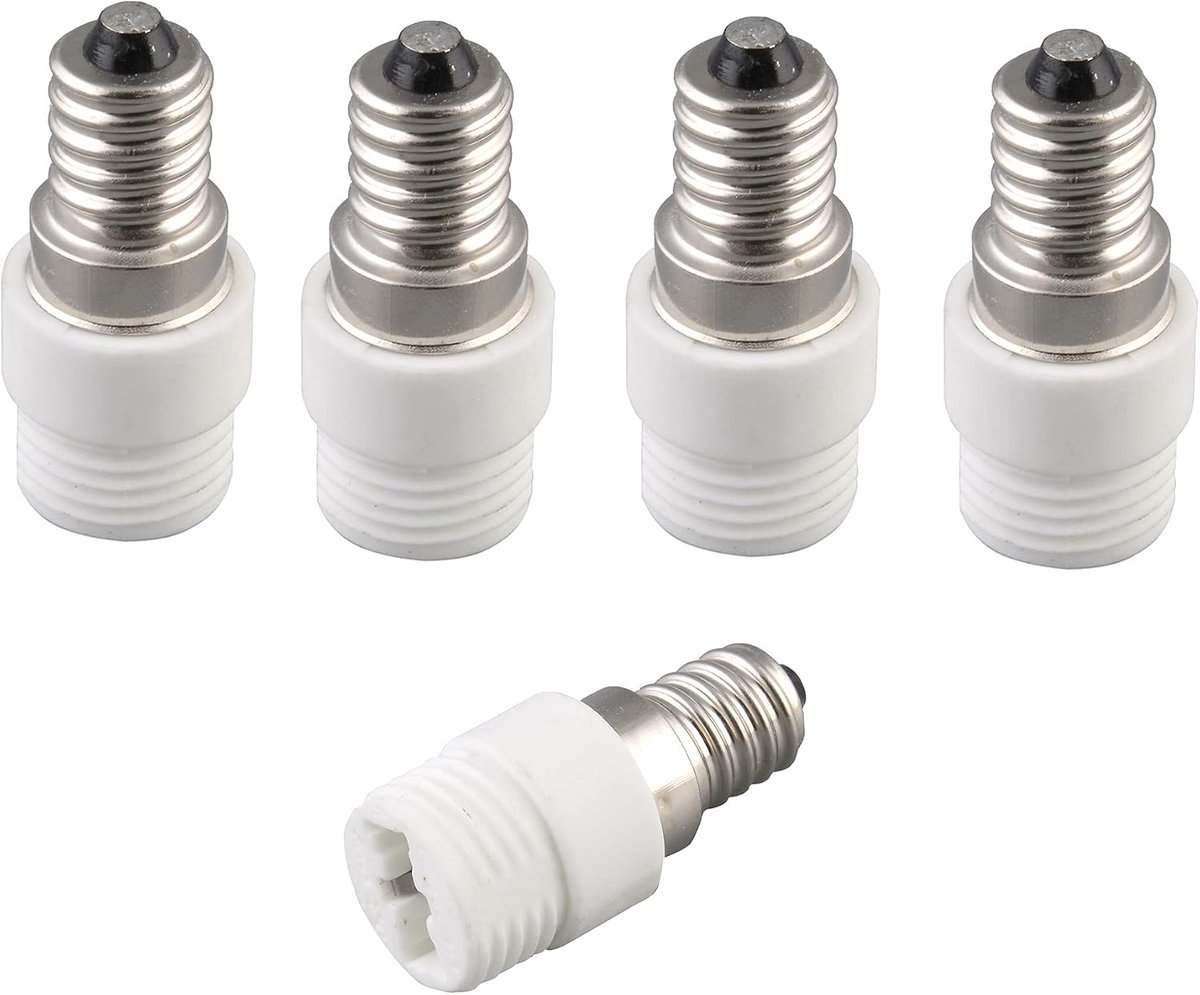 Lampvoet adapter converter E14 fitting naar G9 lampvoet voor LED halogeen energiebesparende lampen