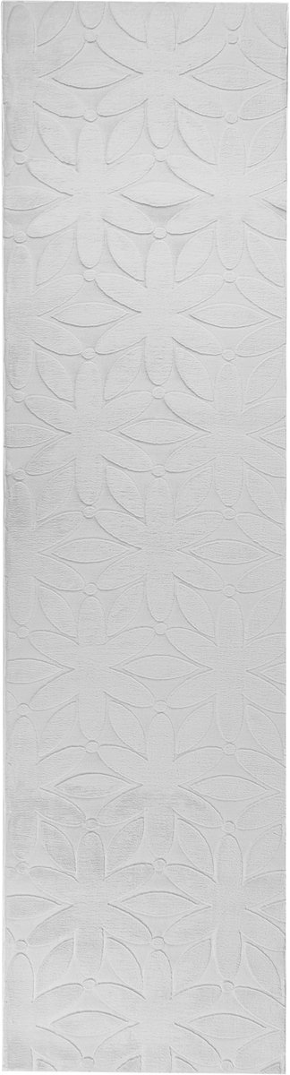 HOOD - Vloerkleed - Lichtgrijs - 80 x 300 cm - Polyester