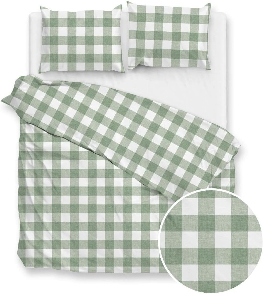 Dekbedovertrek 200 x 220 cm - Katoen - Zacht en comfortabel - Ideaal voor een goede nachtrust - SnelShoppen