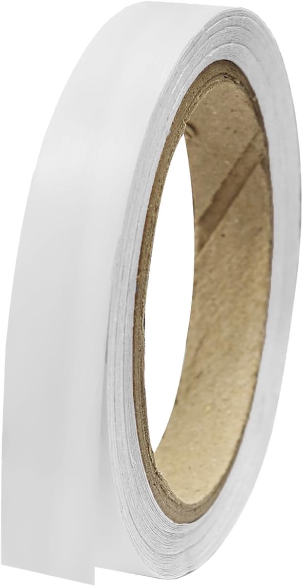 PVC Randafwerkstrip - 10m x 2cm - Wit - Randband voor Keukenwerkbladen, Meubelranden en Houtreparatie - Glad Oppervlak