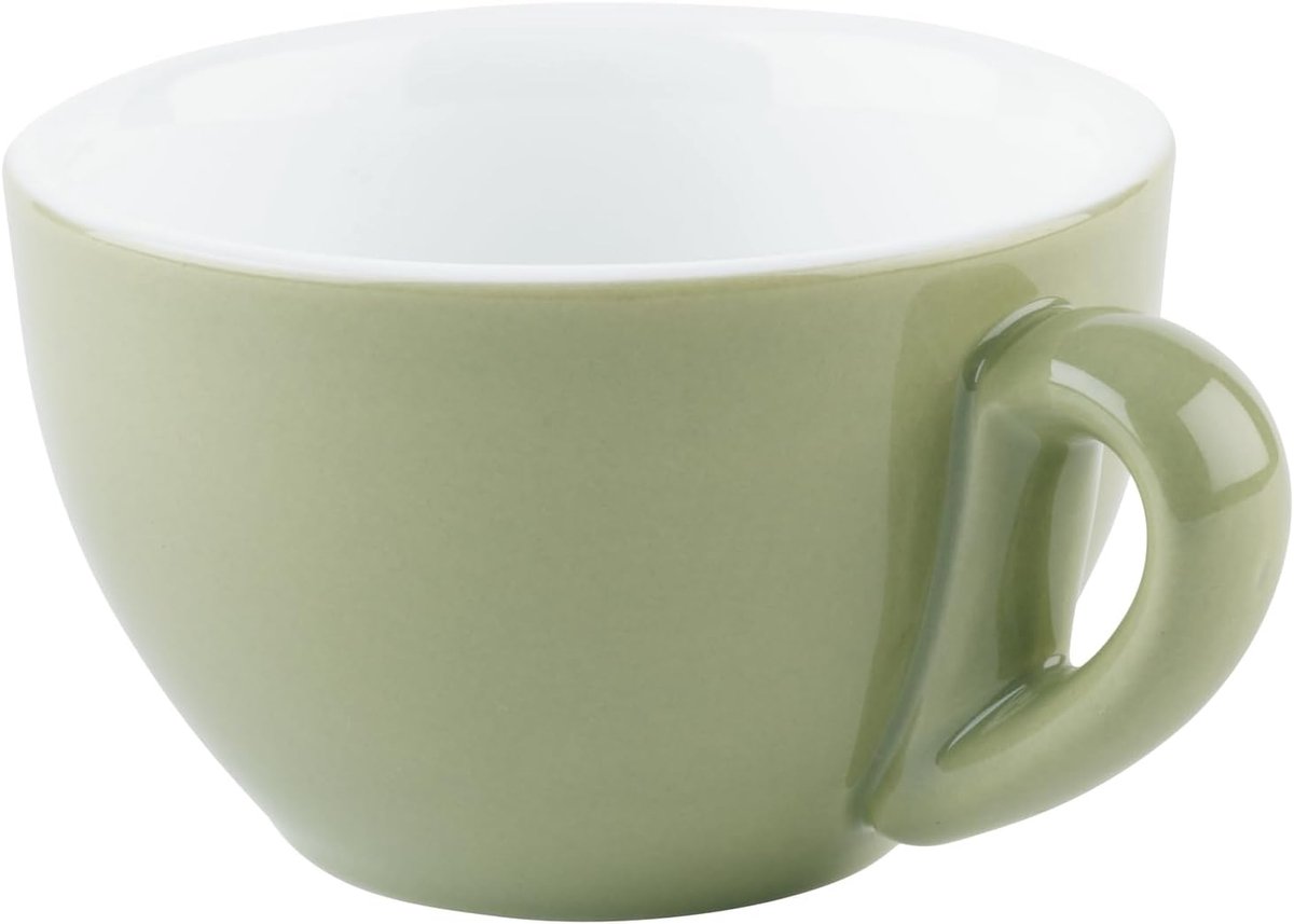 16004 Koffiemok in groen Ø 9,5 cm, hoogte 6 cm, 200 ml