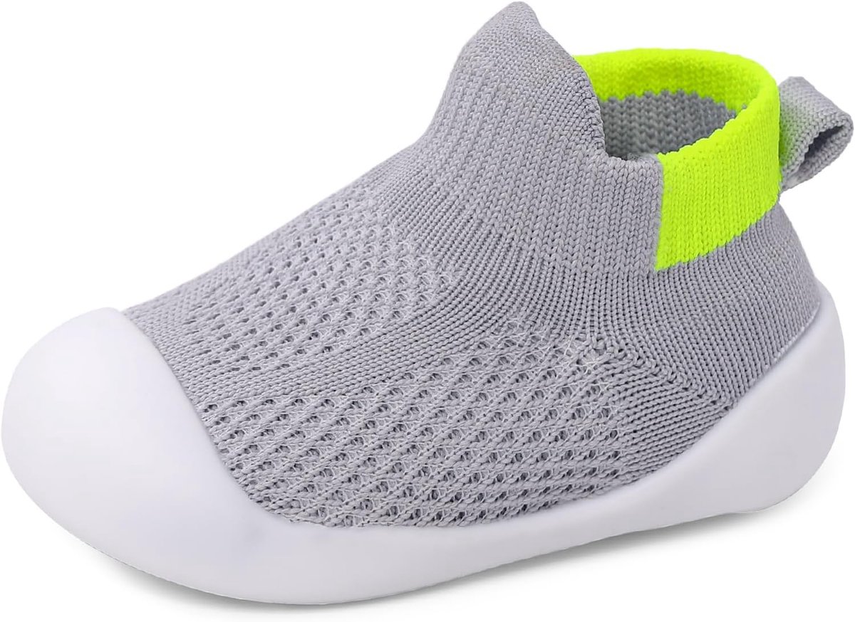 Loopschoenen voor kinderen, ademend, met rubberen antislipzool