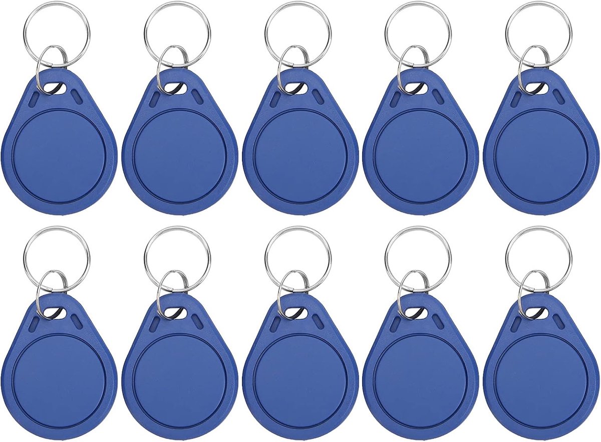 10 PCS 125 KHz RFID Sleutelhanger Id-kaart Token Tag Herschrijfbare Plastic Key Tags voor Toegangscontrole Tijdregistratie Parkeerplaatsen