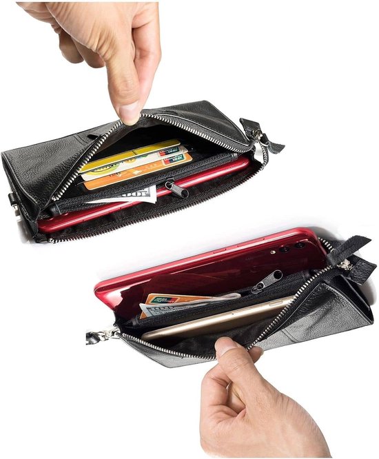 Leather Case Handbag voor Plum Flipper Lte (2022) - Black — afbeelding 3