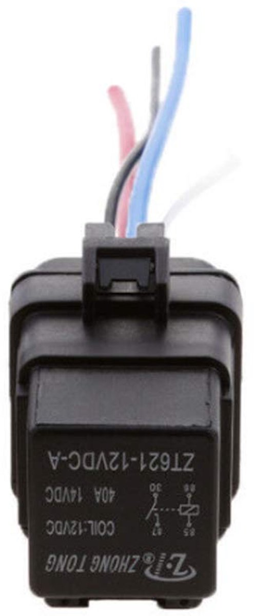 Auto relais 12V 40A - 4-polig - waterdicht - geschikt voor hoge stroomtoepassingen - SnelShoppen