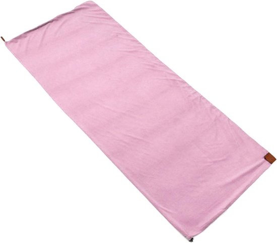 Slaapzak Liner - Reisdeken Kamperen - Kamperen en Reizen - Zacht Fleece Materiaal - 180 x 80 cm - Blauw — afbeelding 3