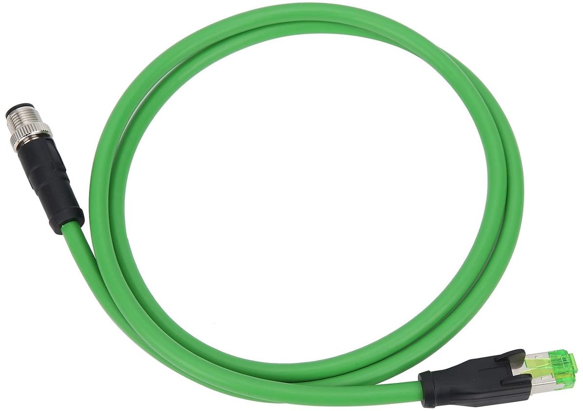 Ethernet-kabels M12 Naar RJ45-patchkabel 4-pins Netwerkkabel voor Industriële Ethernet-toepassingen IP67 Waterdichte Netwerkkabel