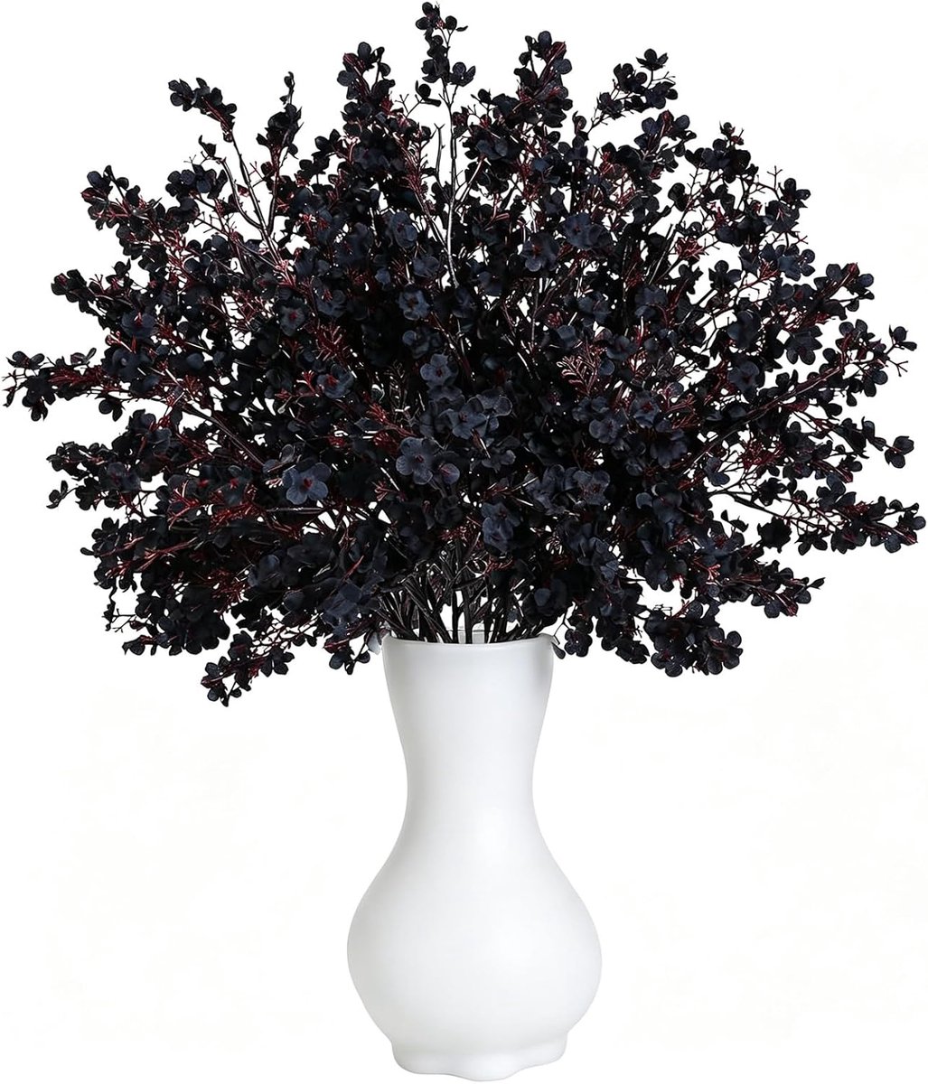 Kunstbloemen zoals echte kunstmatige gypsophila bloemen, baby breath kunstbloemen, boeketten zijden bloemen voor bloemstukken, bruiloft, feest, keuken, tafelopzetstukken, decoratie