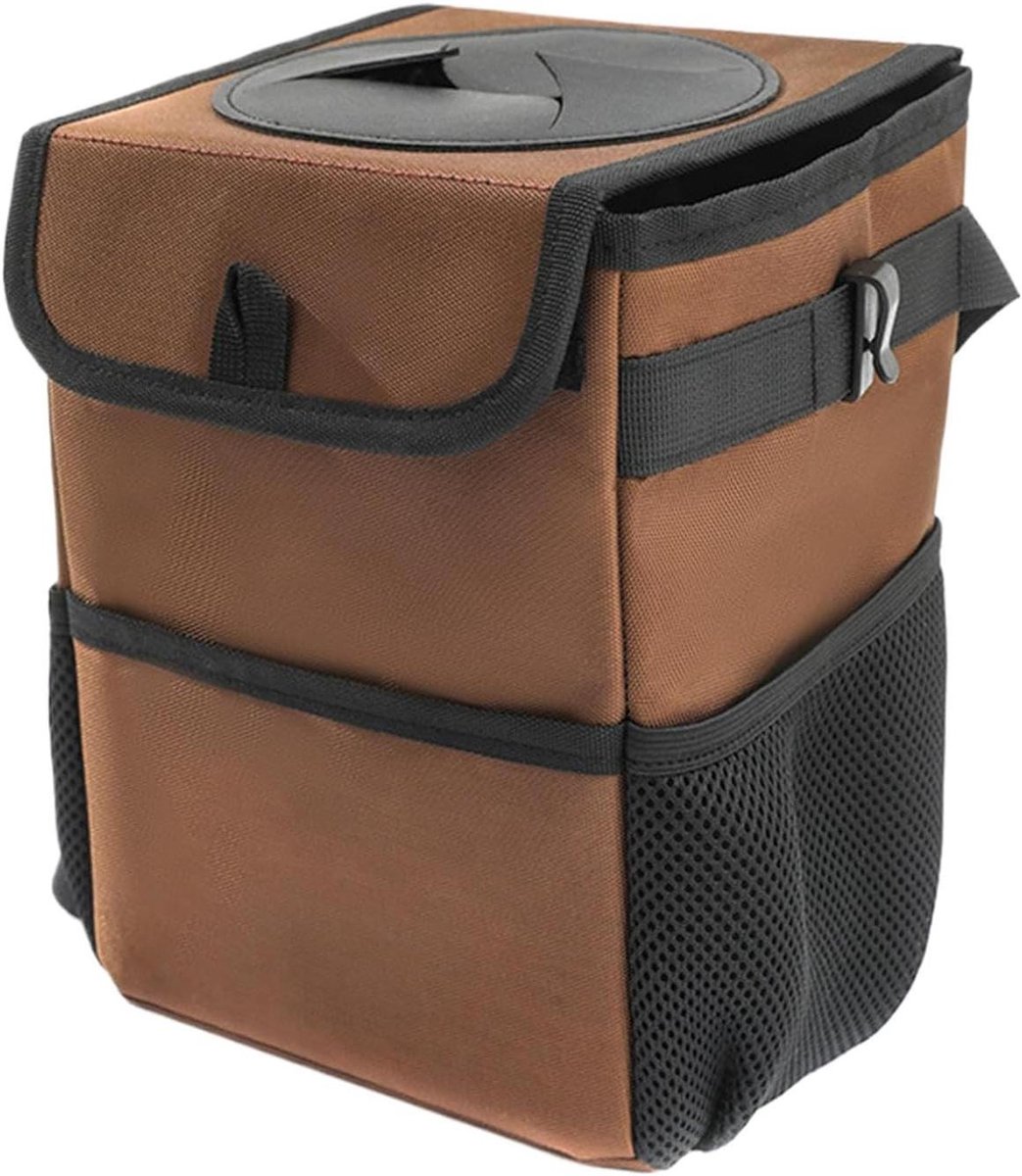 Autostoel Organizer - Auto Opbergdoos - Auto Opruimen - Anti-mors Ontwerp - 25x16x16 cm - Zwart