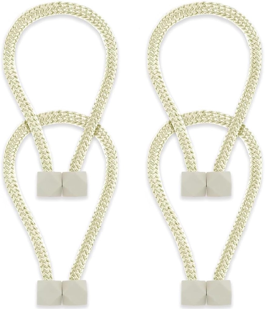 Gordijnhouders, 4 stuks, gordijnclips, gordijnhouders voor gordijnen, gordijnringen, wit, gordijnhouder, gordijnhouder, wandaccessoires voor woonkamer, slaapkamer