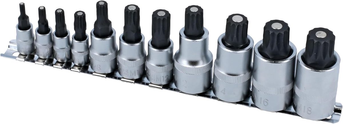 8923 Magnetische Spline Bit Set 11st