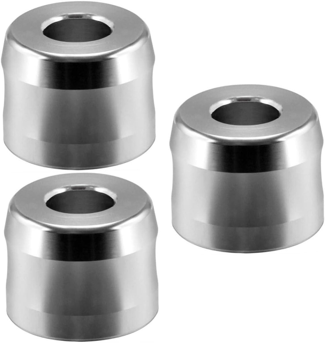 Scheermes Houder - Scheerstandaard Beugel - Badkamer Organiseren - Aluminium Legering - 3 stuks 43mm - Zilver