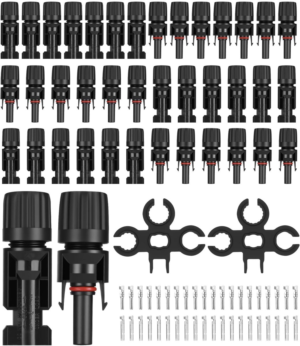 Solar plug set 20 paar - IP67 waterdicht - MC4 connectoren - Ideaal voor zonnepanelen - SnelShoppen
