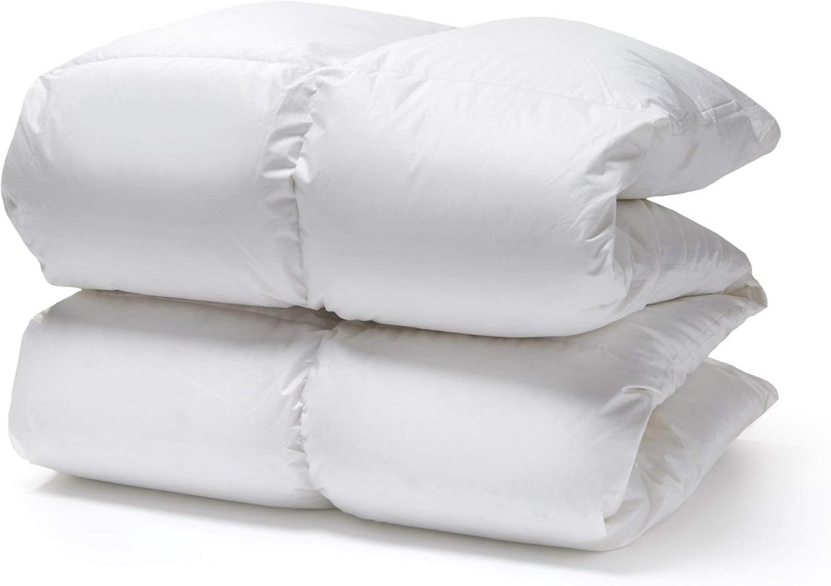 Dekbed Winter-Plus 140 x 220 cm - 90% Europese Eendendons - RDS-gecertificeerd - Luxueus slapen - ShopVlot