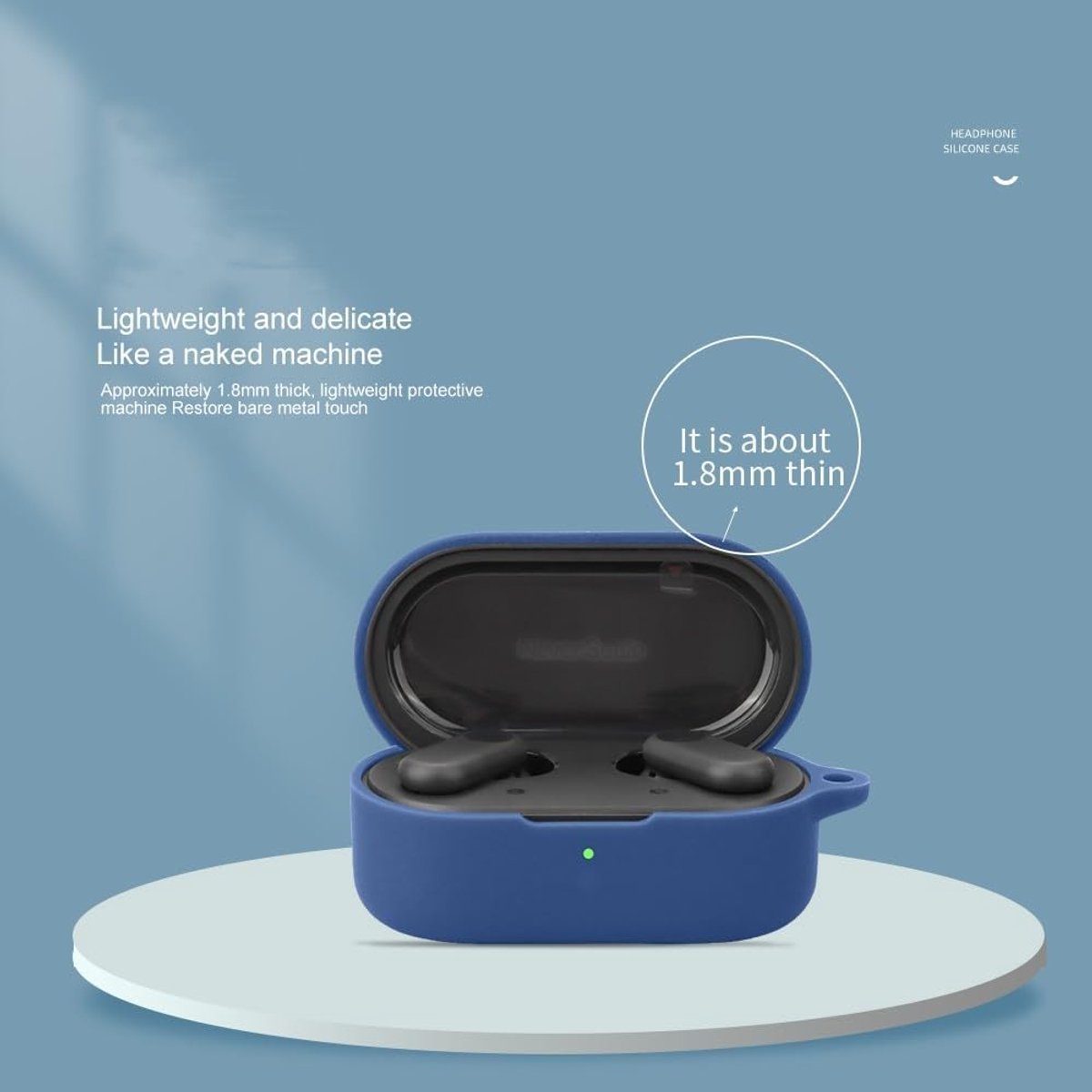 Bluetooth headset hoesje - Soft TPU 360° bescherming - voor OPPO Enco Buds2 Pro - comfortabele grip - ShopVlot