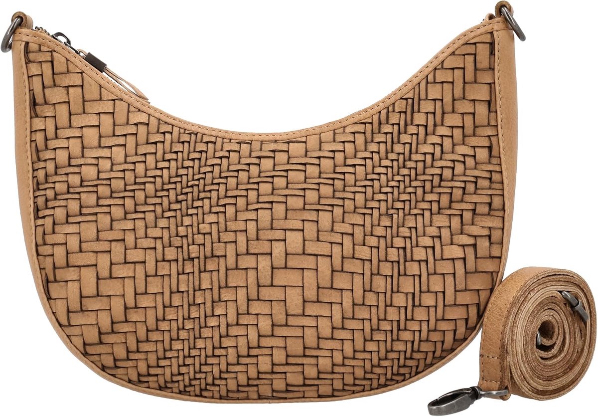 Dames crossbodytas - verstelbare schouderband - 100% leer - stijlvol en praktisch - ShopVlot