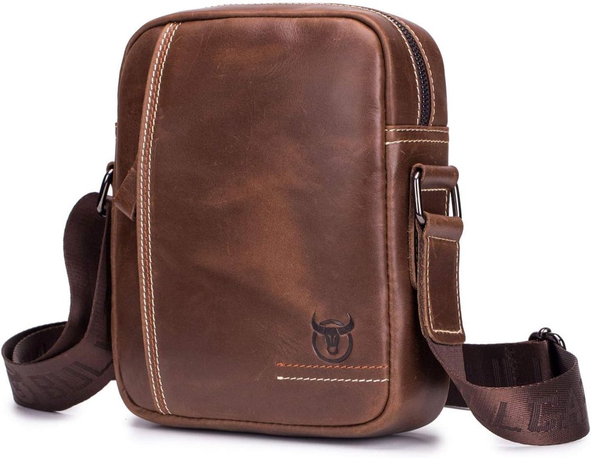 Schoudertas leren schoudertas - handtas rugzak - crossbody tas voor reizen - stijlvol en praktisch - ShopVlot