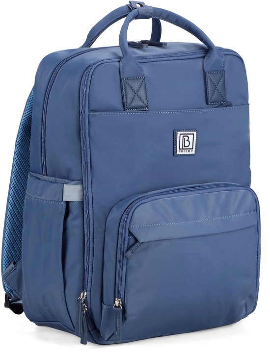 Brisby slijtvaste Luiertas - verzorgingstas - met buggymontage - Nordic Blue van Brisby — afbeelding 5
