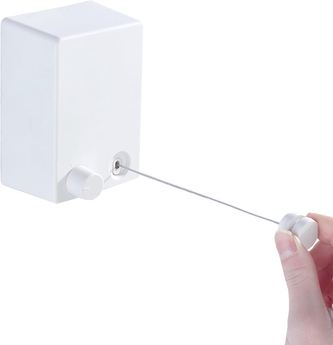 Retractable waslijn 4.2M - onzichtbare waslijn - niet-sagend ontwerp - perfect voor binnen en buiten - ShopVlot