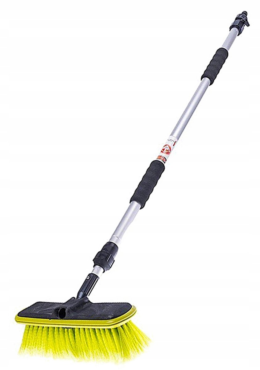 Telescopische Autowasborstel met Waterdoorvoer 95-165 cm