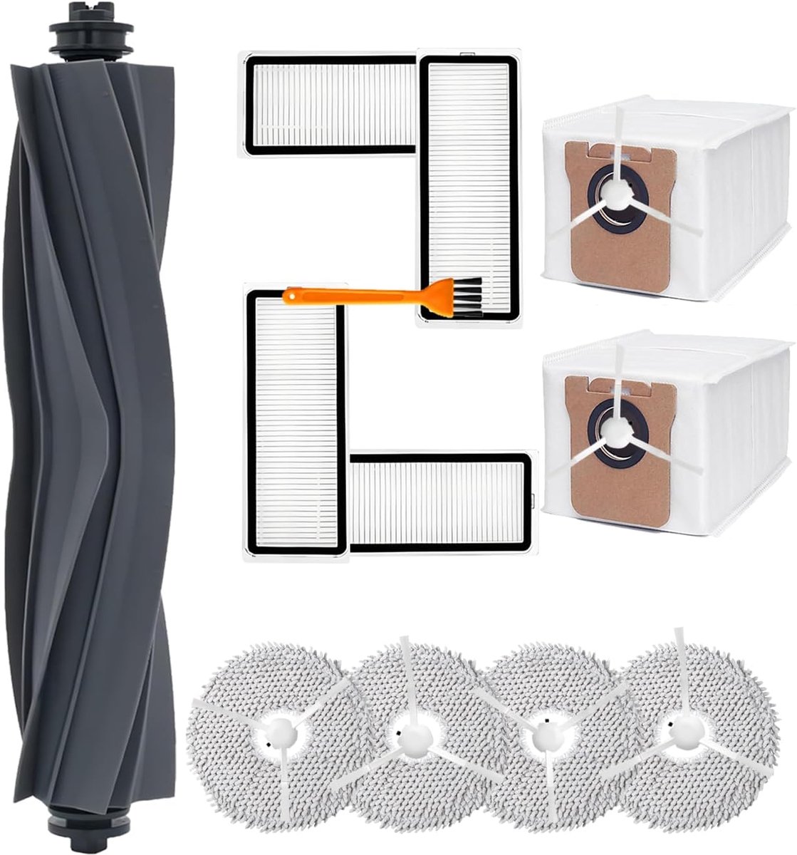 Accessoires voor L20 Ultra - Onderdeelset met borstels en filters - Optimale reiniging - Geschikt voor robotstofzuiger - ShopVlot
