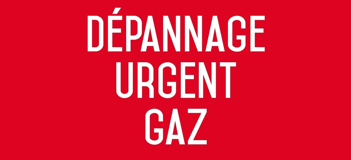 Emergency gas troubleshooting sticker - zelfklevend - vinyl - waterbestendig - ShopVlot