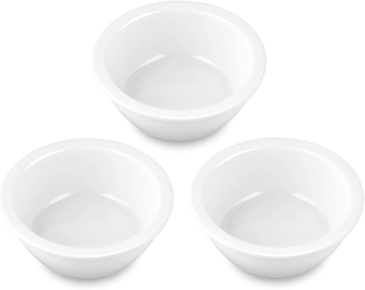 Katvoerbakken Set van 3 - Keramisch - Afneembaar - Makkelijk schoon te maken - ShopVlot