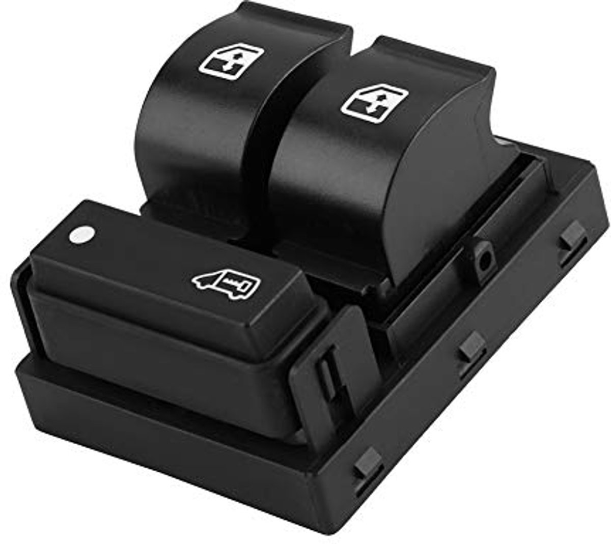 Raamschakelaar voor auto - ABS plastic - Zwart - Langdurige duurzaamheid - ShopVlot