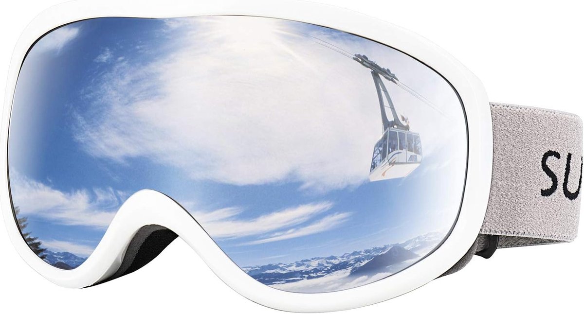Ski Goggles - Spiegels - UV400 Bescherming - Anti-Fog Voor Brildragers - SnelShoppen