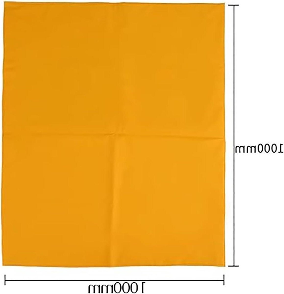 Isolatiedeken - Veiligheidsdeken Elektricien - Bescherming Elektrisch Werk - Hoogspannings Isolatie - 1000 mm x 1000 mm - Grijs