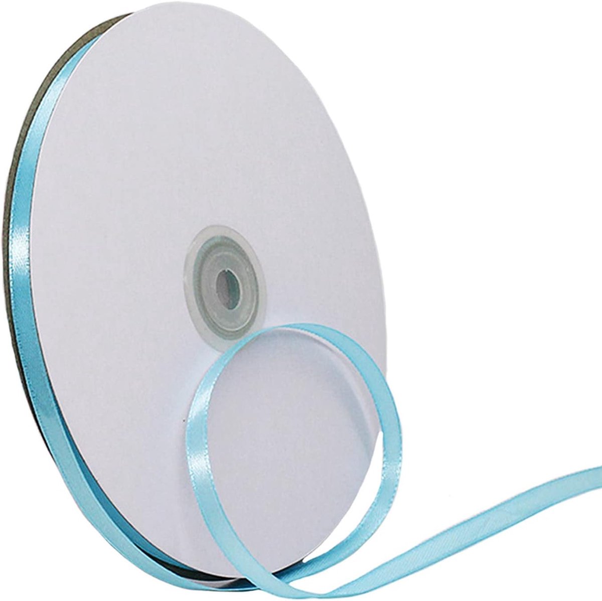 Satijnen Lint 6 mm, 91 m - Voor Cadeauverpakking, Haarlint, Ballonnen, Knutselen, Kerstmis, Bloemist, Boeket, Trouwauto