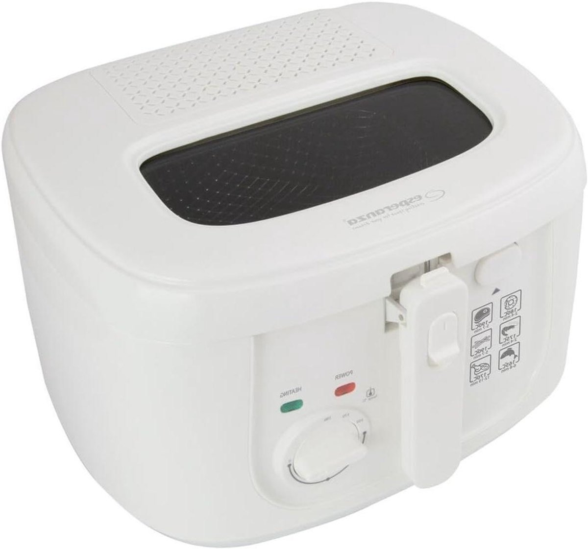 Friteuse - Frituurpan - Lekker Frituren - Krachtige 1800W - 2.5 Liter - Wit