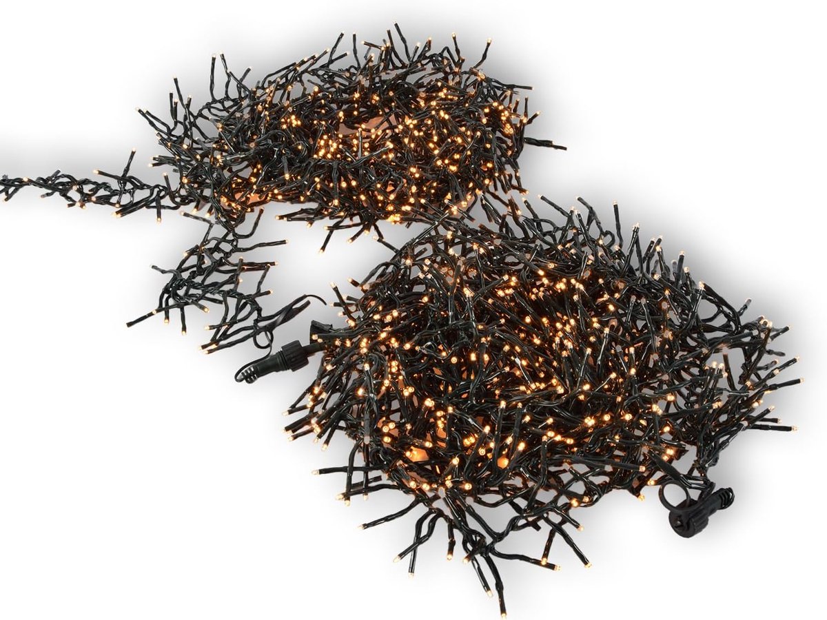 Cluster verlichting 5,5 meter - Groene lichtsnoer - Waterdicht - Ideaal voor kerstfeesten - SnelShoppen