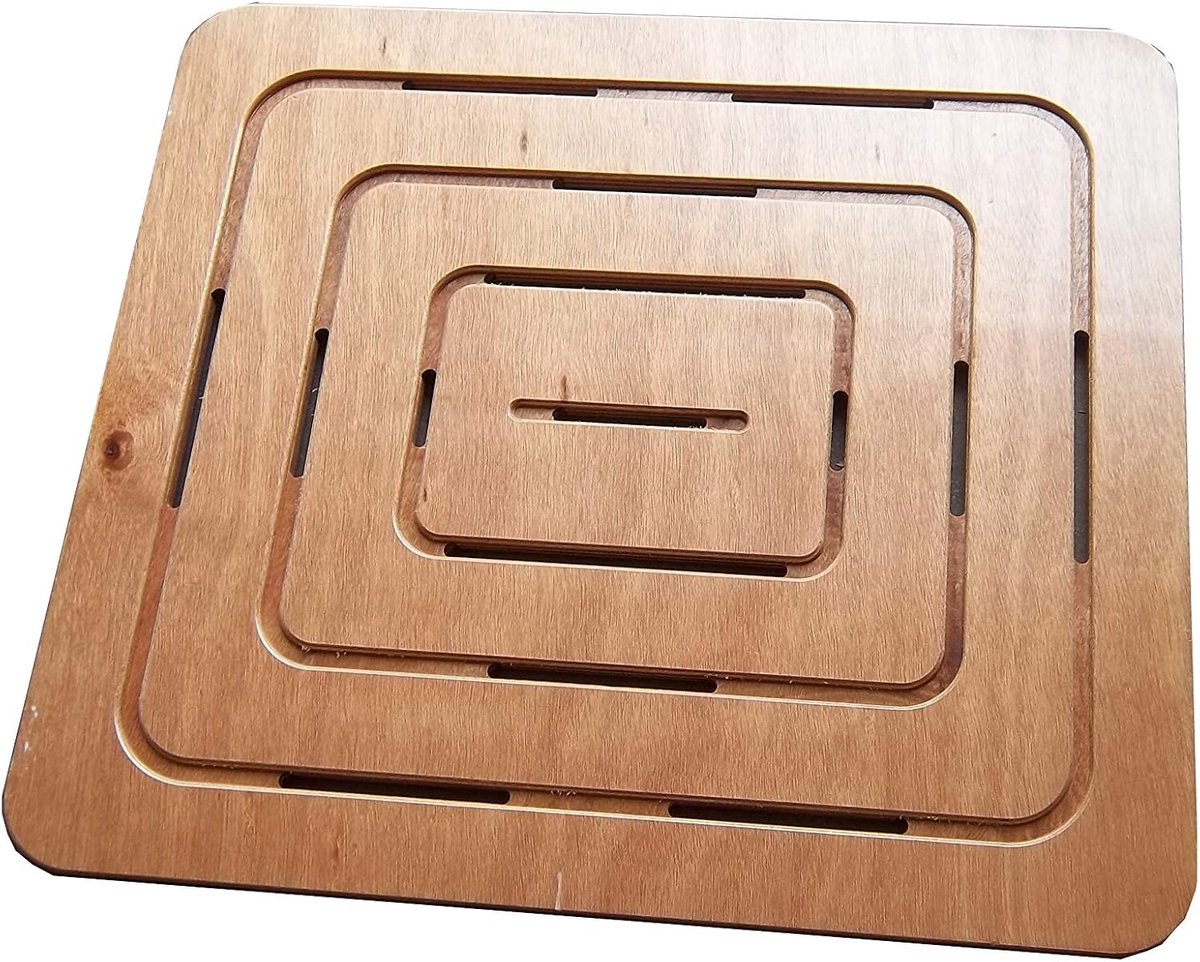 Accessoires voor de douche, marine multiplex, natuur, 62 x 70 cm