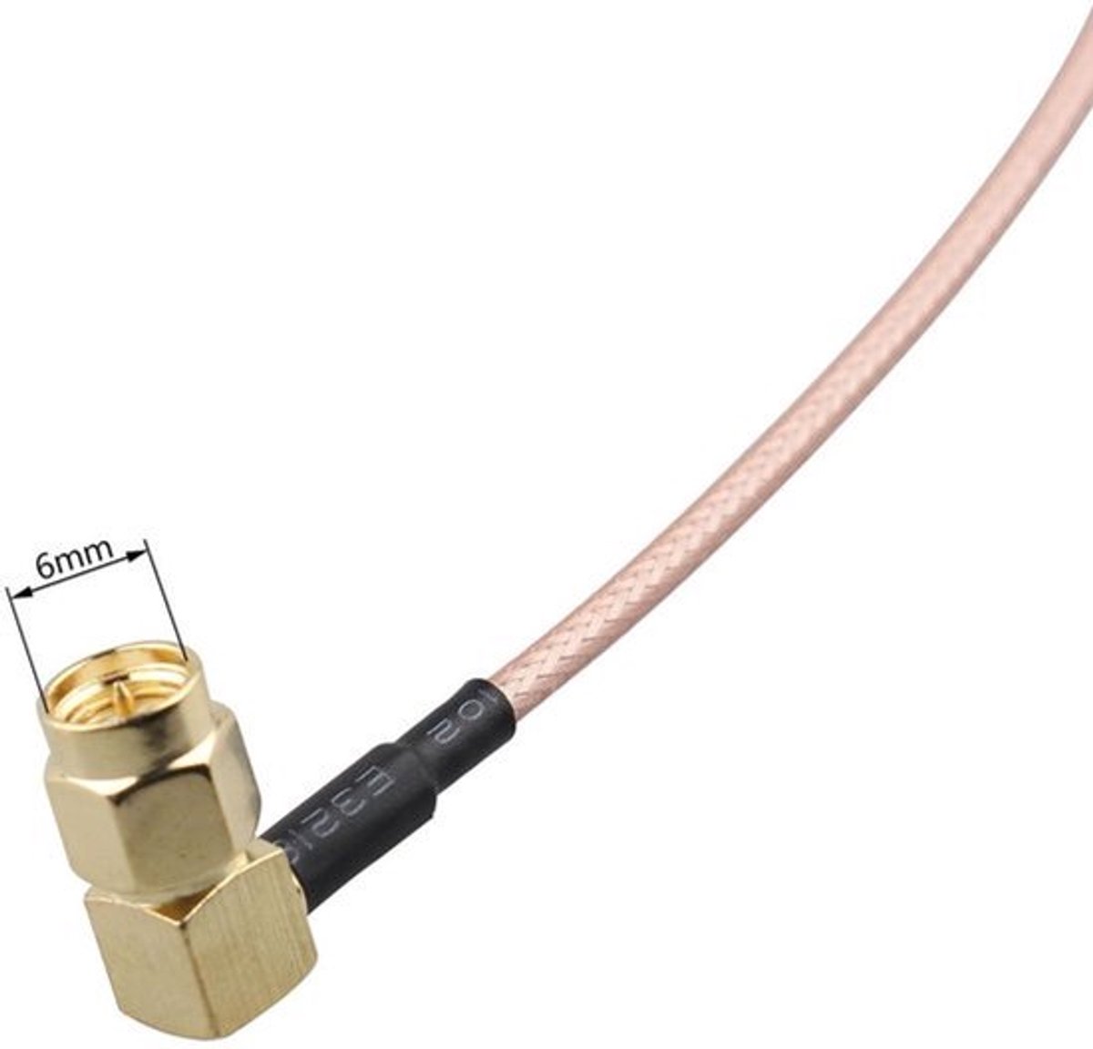 SMA Kabel 4G Antennekabel Vrouwelijk naar Mannelijk RG316 30cm/12 inch voor 4G LTE Antennerouter DAB Autoradio Homematische Antenne CCU3 CCU2 CC1101 Raspberry Pi - 2 stuks