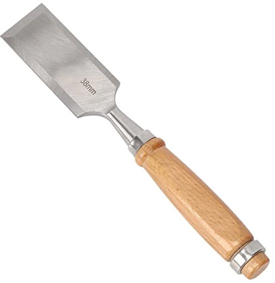 Houtbeitel, 38 mm Cr-V-constructie Houten beitel Platte beitel voor timmerman houtbewerking Carving