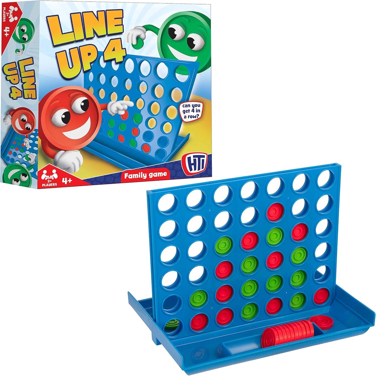 Bordspel Connect 4 - 4 op een rij - Geschikt voor 2 spelers - Voor kinderen vanaf 3 jaar - ShopVlot