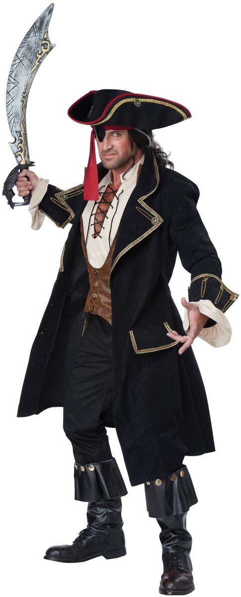 Captain Rackham piratenkostuum
