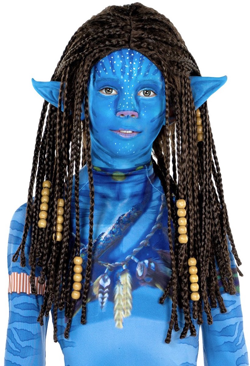 Blauwe stammenkriegster kinderpruik