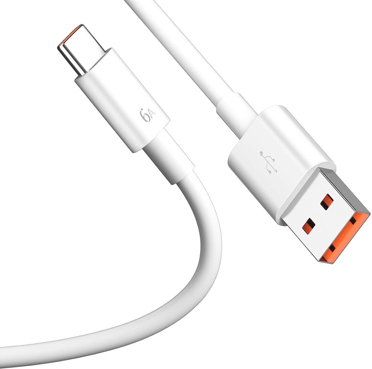 USB C Fast Charging Kabel 2m - 6A 100W SuperCharge - Snelle oplading voor Honor - Geschikt voor diverse Honor apparaten - ShopVlot