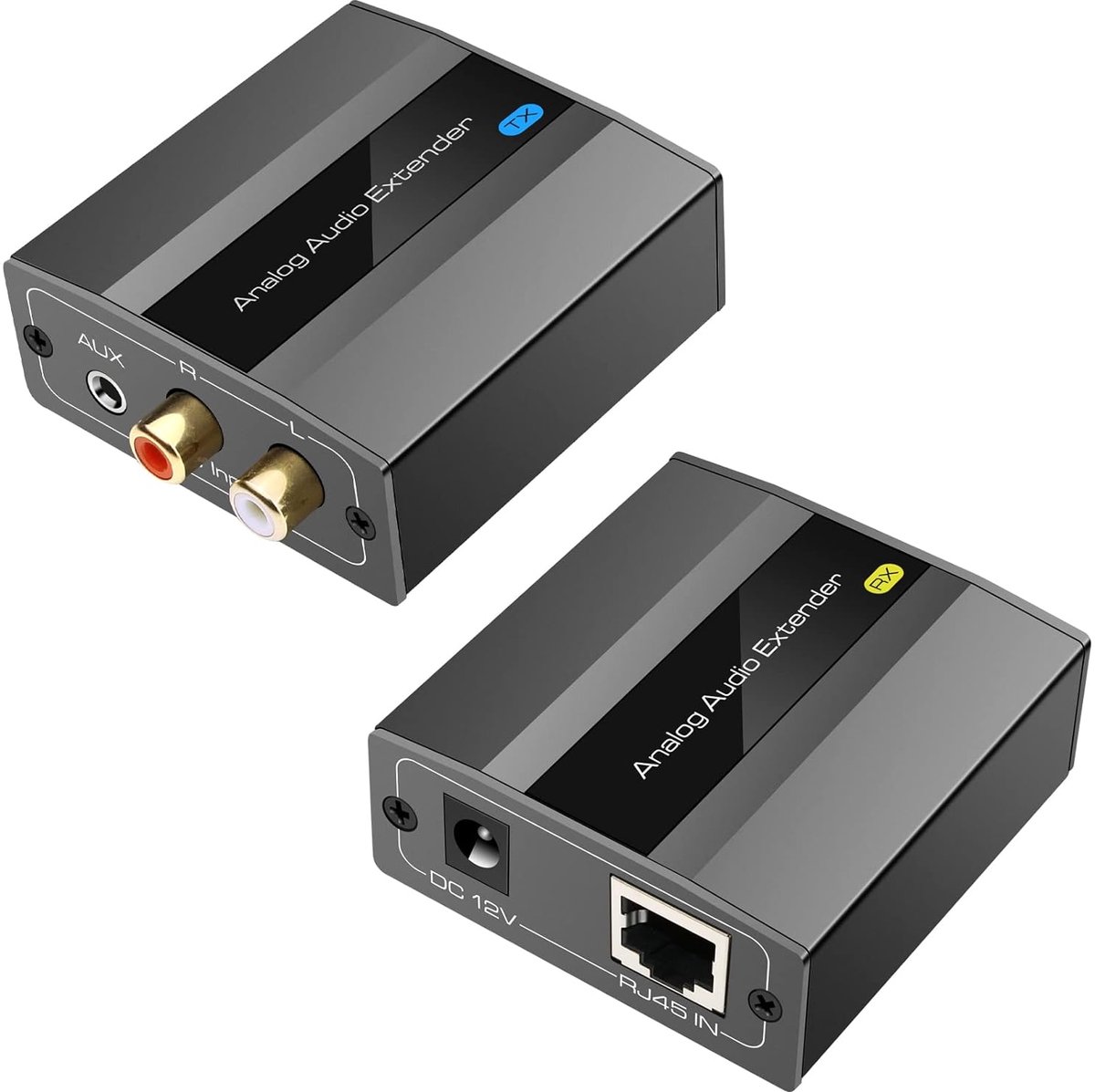 Analoge audio extender RCA 3.5mm stereo - verlengkabel - hoge geluidskwaliteit - ideaal voor audio-apparatuur - ShopVlot