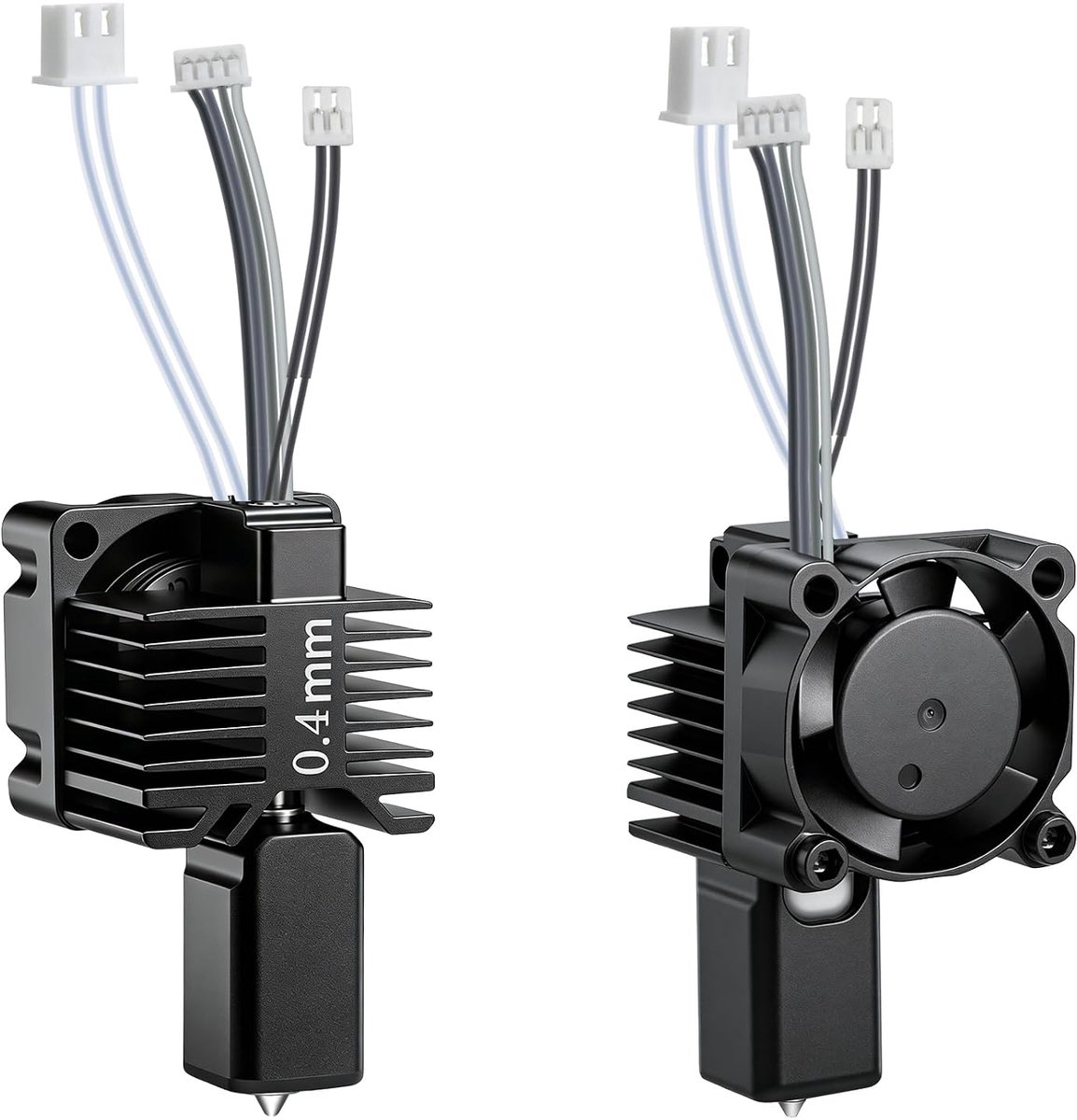 Hotend Kit gehard stalen mondstuk - complete set voor Bambu Lab P1P/P1S - thermistor en keramische verwarming - ShopVlot