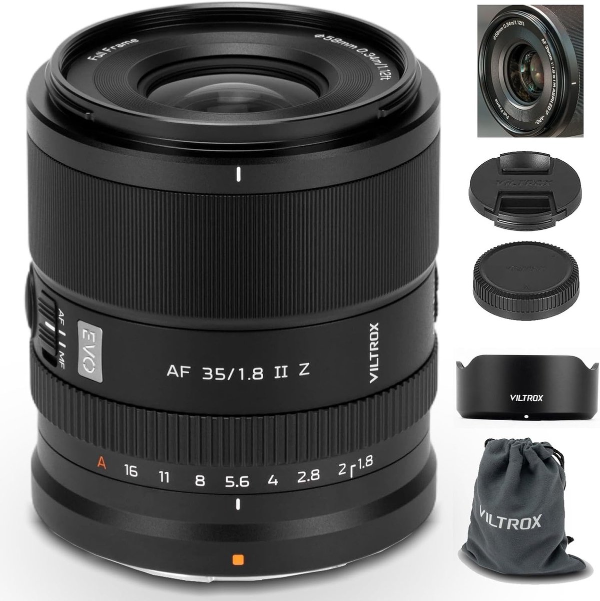 Prime lens 35mm F1.8 - Full frame autofocus - Geavanceerd APO-ontwerp - Ideaal voor weinig licht - ShopVlot