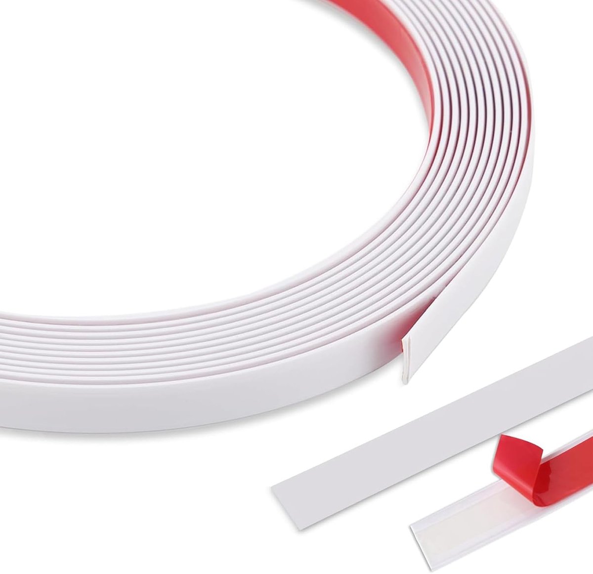 Sierlijsten 10 m x 1 cm - zelfklevend - flexibel PVC - ideaal voor muurdecoratie - ShopVlot