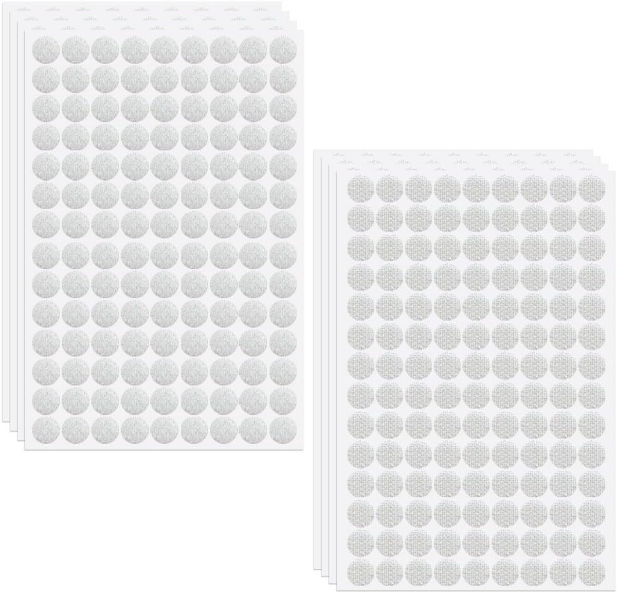 Dubbelzijdige plakstrips 10mm - witte ronde tape - sterke hechting - ideaal voor knutselen - ShopVlot