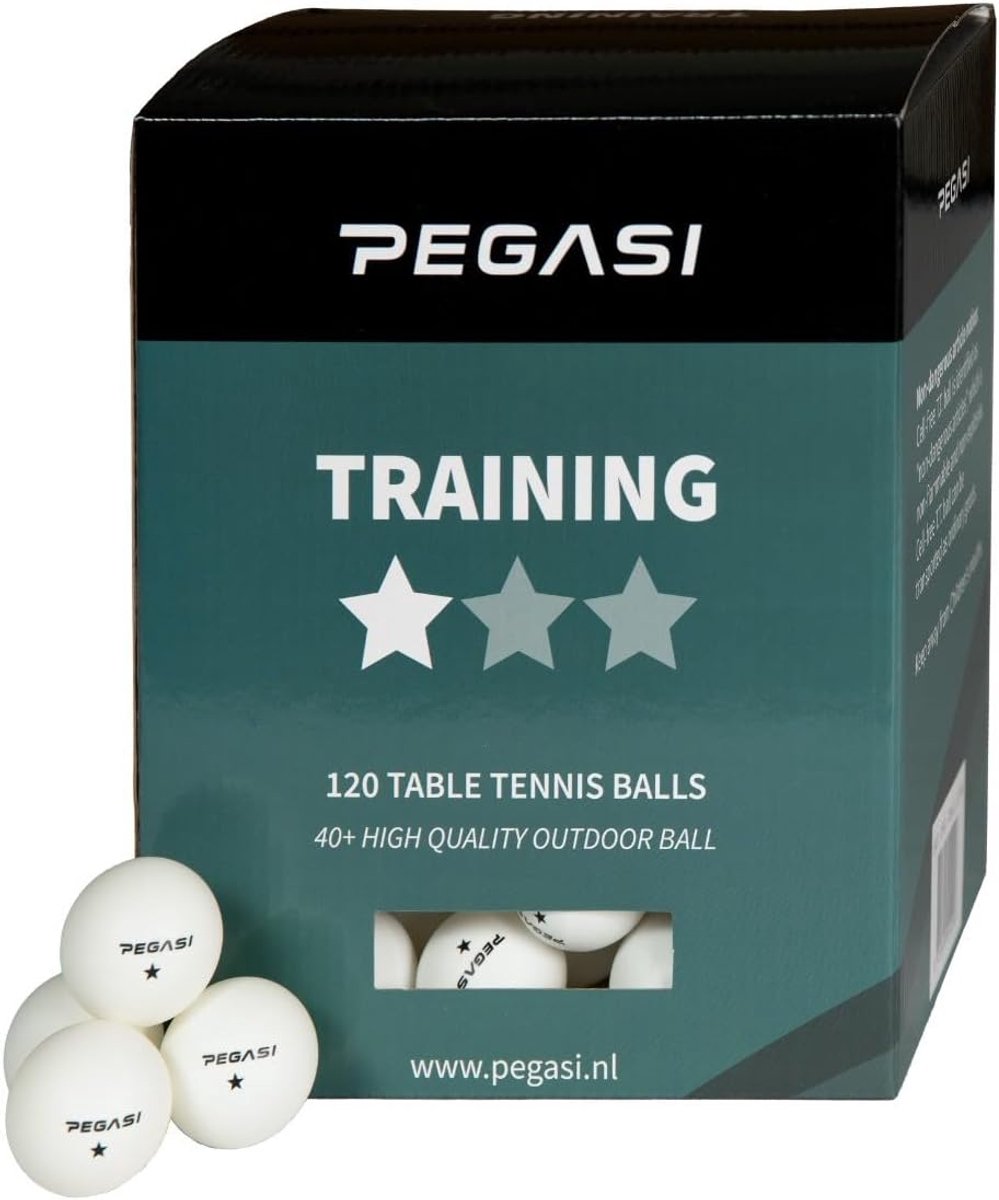 Pingpongballen 1 ster - 120 stuks - wit - ideaal voor training - ShopVlot
